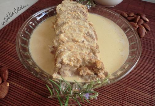 filet de porc amb llet vist de front