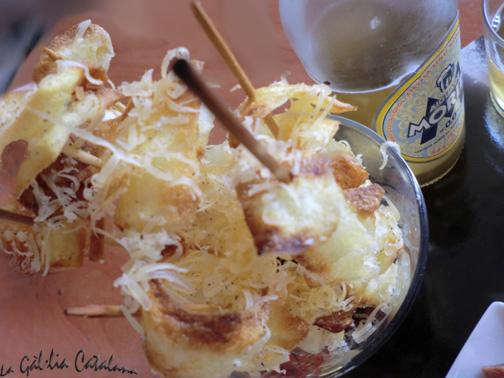 Banderoles de patata i formatge