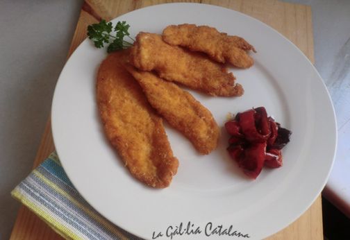 Pollastre arrebossat diferent