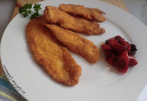 Pollastre arrebossat diferent