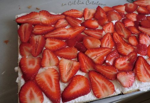 Detall del primer pis del pastis