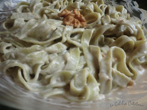 Tagliatelle verde al gorgonzola , http://www.irreductibles.cat/ , #CuinaIrreductible , #cuinaCatalana , #slowfood , #dietamediterrania, © By Manel Baxerias