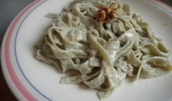 Tagliatelle verde al gorgonzola , http://www.irreductibles.cat/ , #CuinaIrreductible , #cuinaCatalana , #slowfood , #dietamediterrania, © By Manel Baxerias