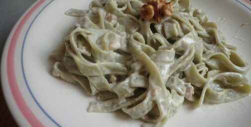 Tagliatelle verde al gorgonzola , http://www.irreductibles.cat/ , #CuinaIrreductible , #cuinaCatalana , #slowfood , #dietamediterrania, © By Manel Baxerias