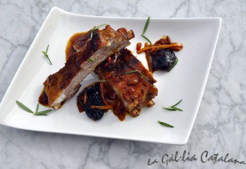 Costella de porc a la taronja i mel http://www.irreductibles.cat/cuina/2012/10/14/porc-taronja-i-mel/ #CuinaIrreductible #cuinaCatalana #slowfood #dietamediterrania #km0 © By Manel Baxerias