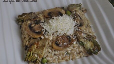 Risotto de carxofes i xampinyons http://www.irreductibles.cat/cuina/2013/04/risotto-de-carxofes/ #CuinaIrreductible #cuinaCatalana #slowfood #dietamediterrania #km0 © By Manel Baxerias