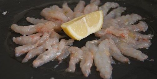 Carpaccio d’escamarlans http://www.irreductibles.cat/cuina/2013/09/carpaccio-descamarlans/ © Manel Baxerias