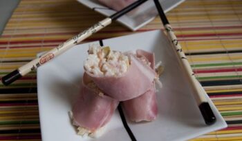 Fals sushi de pernil dolç http://www.irreductibles.cat/cuina/2014/01/fals-sushi-de-pernil-dolc/ © Manel Baxerias