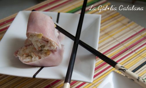 Fals sushi de pernil dolç http://www.irreductibles.cat/cuina/2014/01/fals-sushi-de-pernil-dolc/ © Manel Baxerias