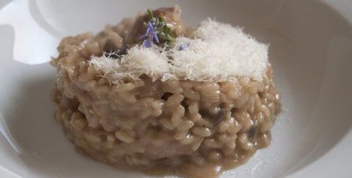 Risotto de ceps amb trampa http://www.irreductibles.cat/cuina/2014/01/risotto-de-ceps-amb-trampa/ © Manel Baxerias