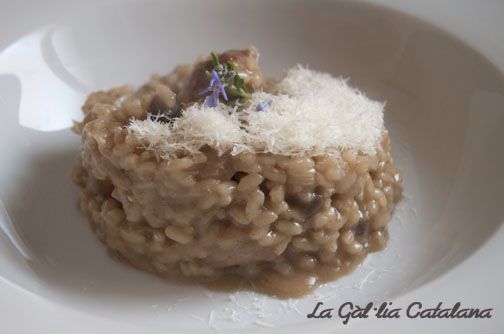 Risotto de ceps amb trampa http://www.irreductibles.cat/cuina/2014/01/risotto-de-ceps-amb-trampa/ © Manel Baxerias