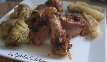 Pollastre al ajillo amb vermut blanc http://www.irreductibles.cat/cuina/2014/02/pollastre-amb-vermut-blanc/ © Manel Baxerias